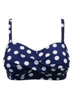 Load image into Gallery viewer, Pour Moi Santa Monica Non-Wired Strapless Bandeau Bikini Set - Navy/White
