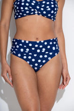 Load image into Gallery viewer, Pour Moi Santa Monica Non-Wired Strapless Bandeau Bikini Set - Navy/White
