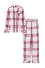 Load image into Gallery viewer, Pour Moi Cosy Check Brushed Cotton Pyjama Set - Pink/Cream
