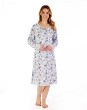 Load image into Gallery viewer, Slenderella 40&quot; Modern Floral Jersey Nightdress - ND88131
