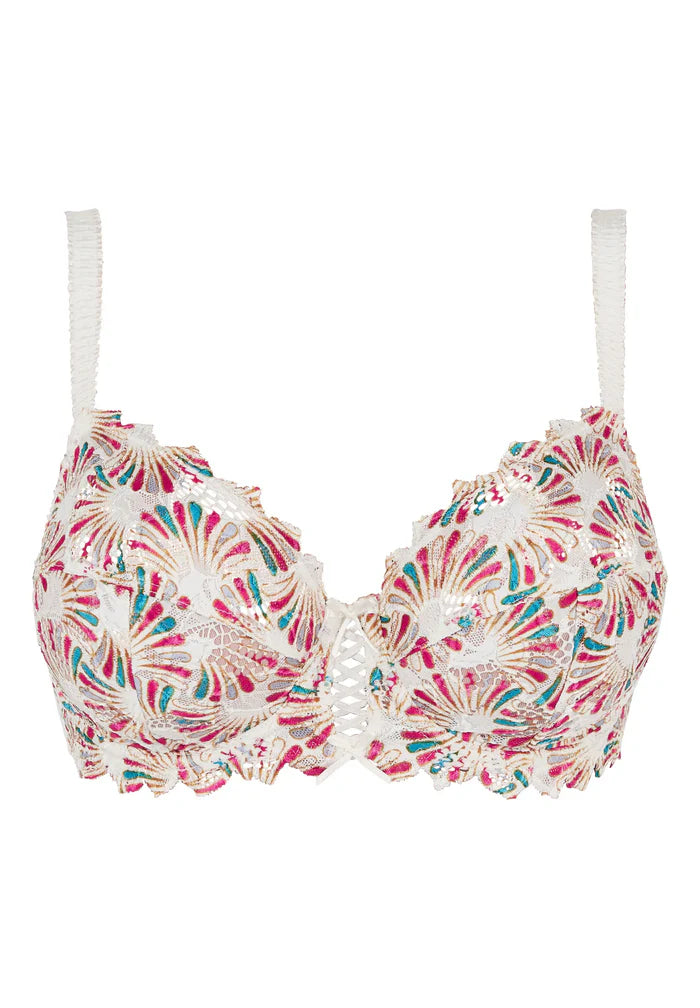 Sans Complexe Arum Mosaic Full Fitting Bra - Graphic Print Dawn