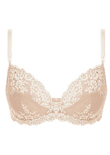 Load image into Gallery viewer, Wacoal Embrace Lace Classic Underwire Bra - Naturally Nude / Ivory
