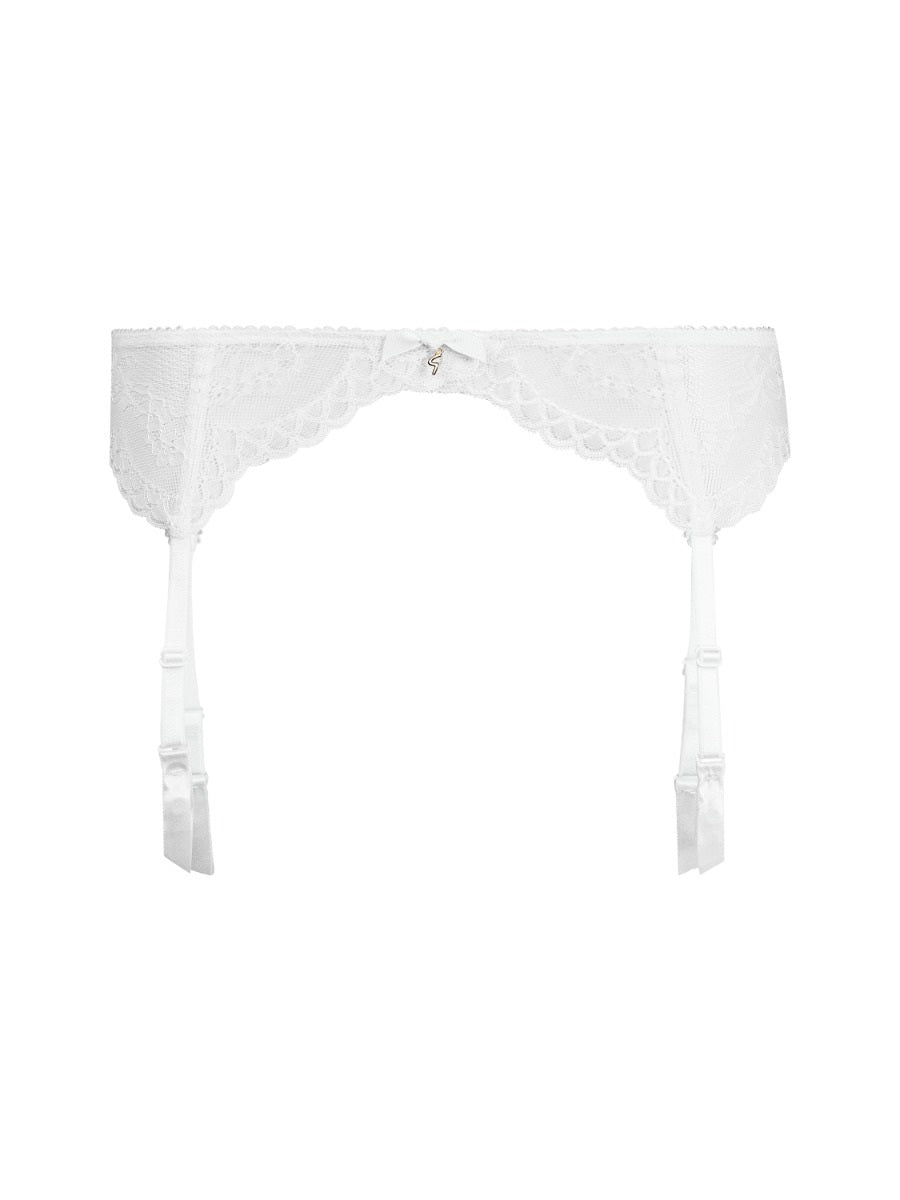 Gossard Superboost Lace Suspender - White