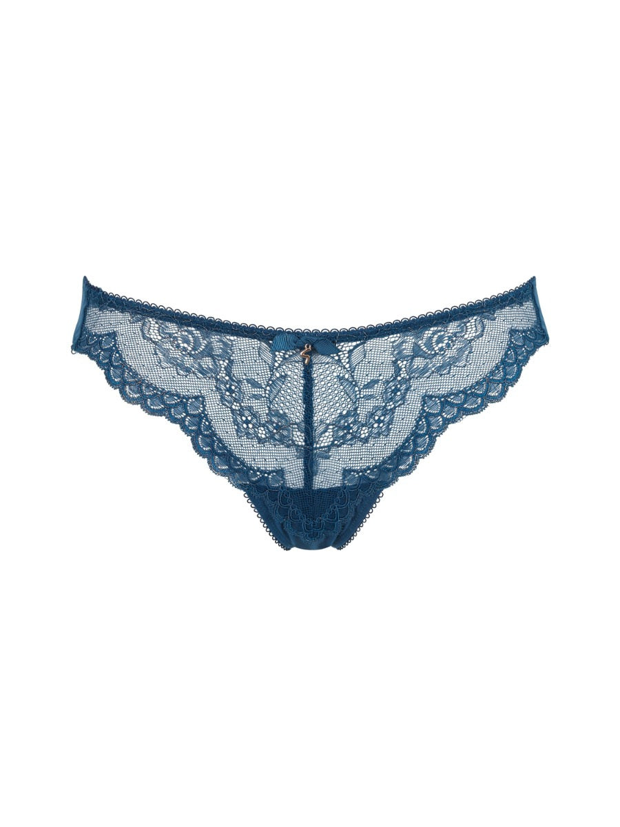 Gossard Superboost Lace Thong - Deep Teal
