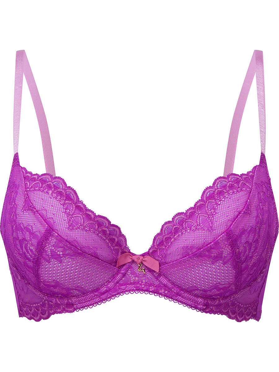 Gossard Superboost Lace Non-Padded Plunge Bra - Orchid
