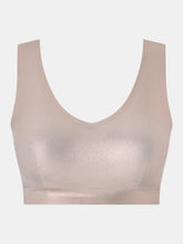 Load image into Gallery viewer, Chantelle Soft Stretch Padded Crop Top - Golden Glow Shimmer
