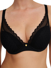 Load image into Gallery viewer, Chantelle Norah Chic Plunge T-Shirt Bra - Black
