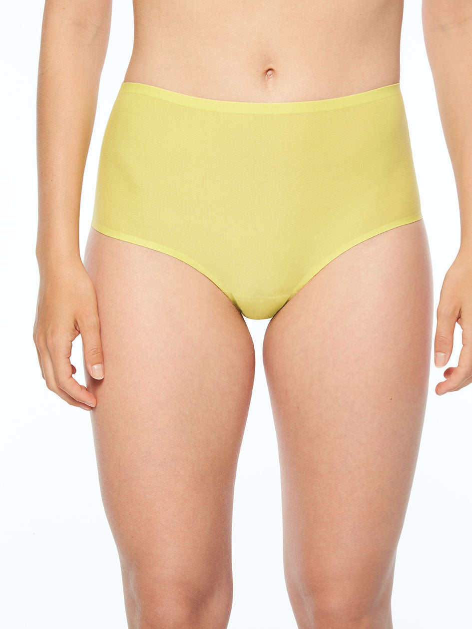 Chantelle Soft Stretch High Waisted Brief - Citrus Yellow