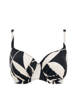 Load image into Gallery viewer, Fantasie Swimwear Ile De Re Full Cup Bikini Top - Black Cream
