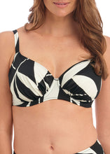 Load image into Gallery viewer, Fantasie Swimwear Ile De Re Full Cup Bikini Top - Black Cream
