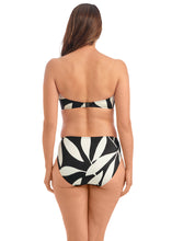 Load image into Gallery viewer, Fantasie Swimwear Ile De Re Mid Rise Bikini Brief - Black Cream
