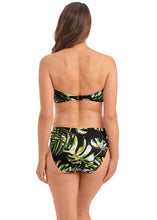 Load image into Gallery viewer, Fantasie Palm Valley Mid Rise Bikini Brief - Black
