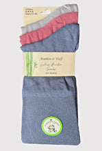 Load image into Gallery viewer, Feathers &amp; Fluff Non-Binding Bamboo Socks - 3 Pair Pack
