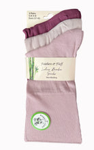 Load image into Gallery viewer, Feathers &amp; Fluff Non-Binding Bamboo Socks - 3 Pair Pack
