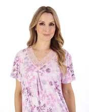 Load image into Gallery viewer, Gaspé 40&quot; Supersoft Multi Print Short Sleeve Nightdress - GL04701
