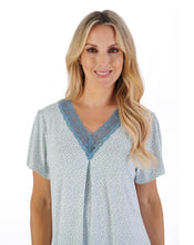 Load image into Gallery viewer, Gaspé Supersoft Ditsy Print or Solid Colour Cap Sleeve Pyjama Set - GL07703
