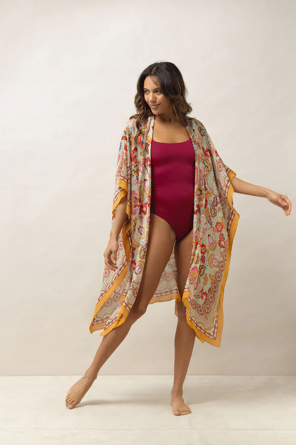 One Hundred Stars Throwover - Indian Flower Taupe