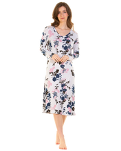 Load image into Gallery viewer, Luxury Bamboo Fabric Long Sleeve Nightdress
