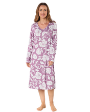 Load image into Gallery viewer, Luxury Knit Long Sleeve Elegance Nightdress
