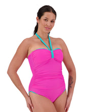 Load image into Gallery viewer, Moontide Ruched Bandeau Swimsuit - Reversibles
