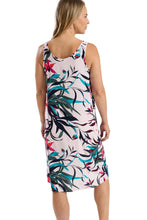 Load image into Gallery viewer, Marlon Karina Keyhole Viscose Nightdress - Tropical Print
