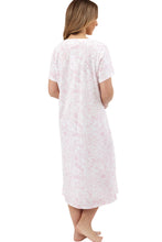 Load image into Gallery viewer, Marlon Sketchy Floral Easy Care Jersey Short Sleeve Nightdress
