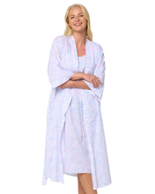 Load image into Gallery viewer, Leaf Print Wrap Dressing Gown
