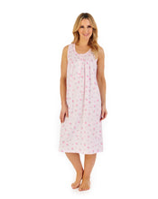 Load image into Gallery viewer, Slenderella Floral Print 42" Jersey Nightdress - ND06125
