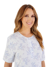 Load image into Gallery viewer, Slenderella Bamboo Cotton Floral 42" Jersey Nightdress - ND08126
