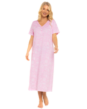 Load image into Gallery viewer, 100% Jersey Cotton Cap Sleeved Long Nightdress
