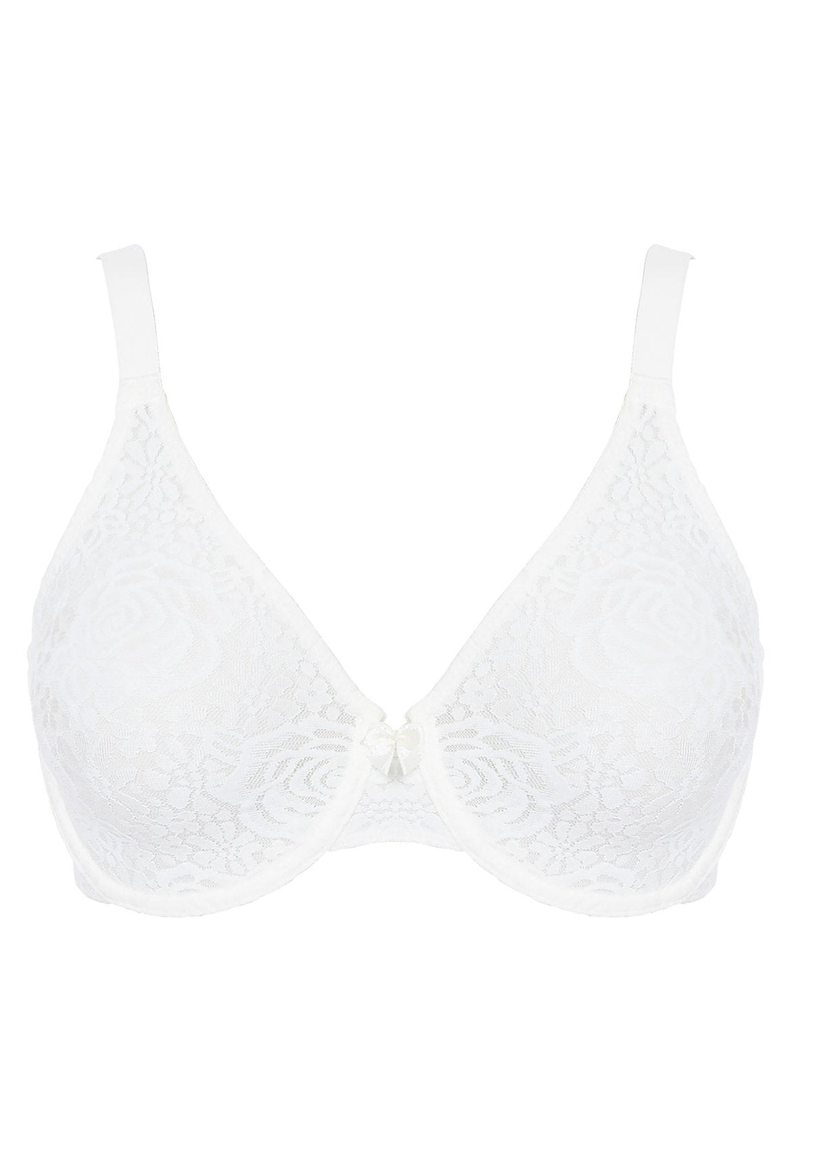 Wacoal Halo Lace Moulded Underwire Bra - Ivory