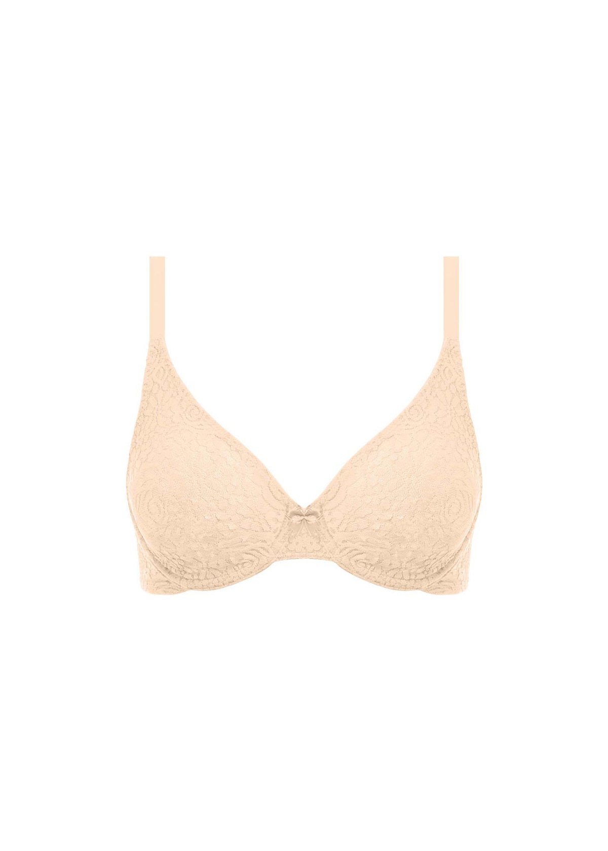 Wacoal Halo Lace Moulded Underwire Bra - Nude