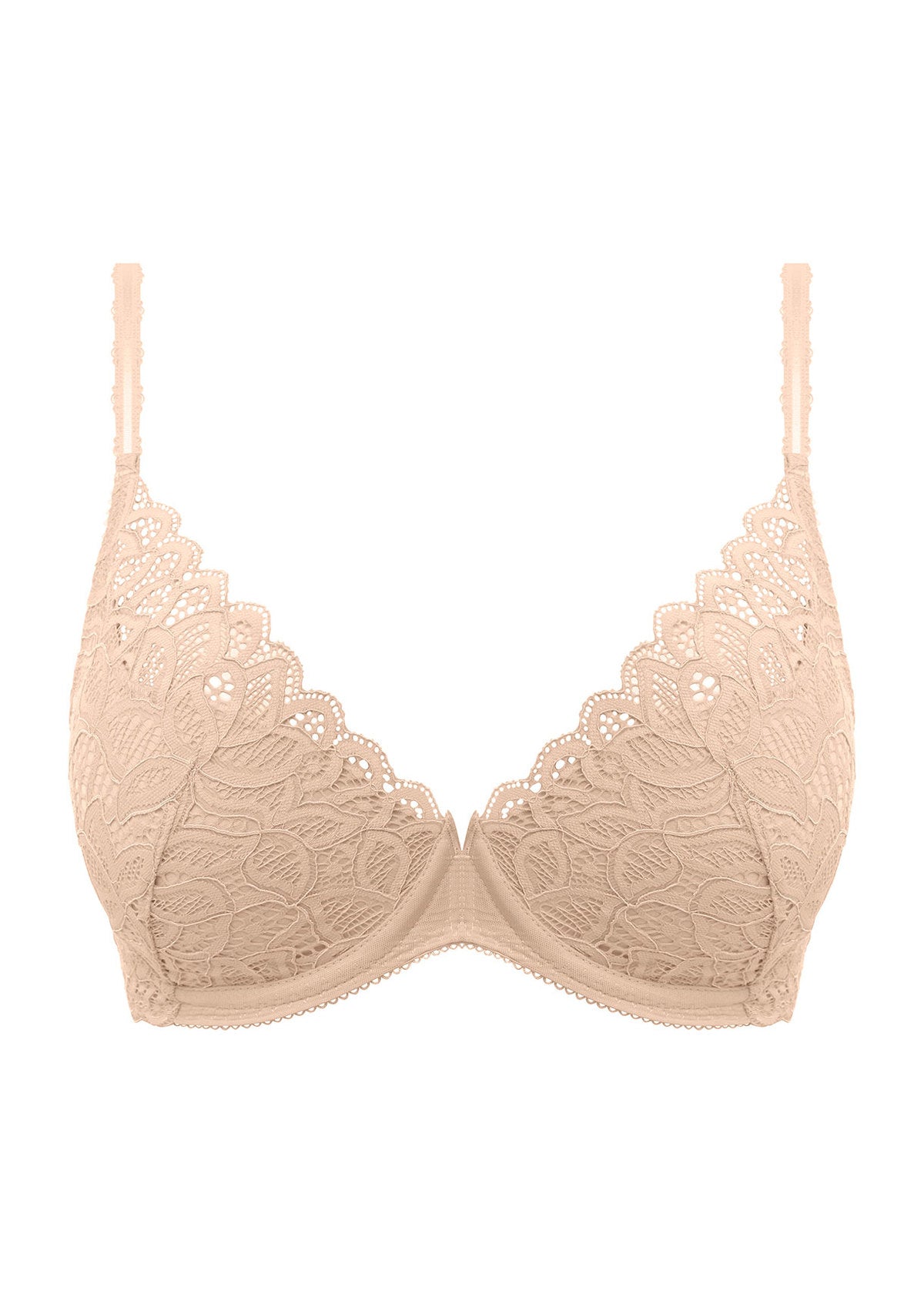 Wacoal Raffine Plunge Bra - Frappe