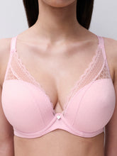 Load image into Gallery viewer, Chantelle Norah Chic Plunge T-Shirt Bra - Candy Pink
