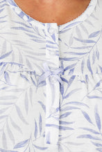 Load image into Gallery viewer, Marlon Palm Print 45" Easy Care Jersey Short Sleeve Nightdress
