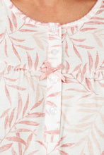 Load image into Gallery viewer, Marlon Palm Print 45" Easy Care Jersey Short Sleeve Nightdress
