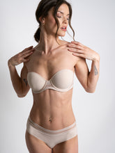 Load image into Gallery viewer, Passionata Rhythm Bandeau T-shirt Bra - Cappuccino
