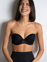 Load image into Gallery viewer, Passionata Rhythm Bandeau T-shirt Bra - Black
