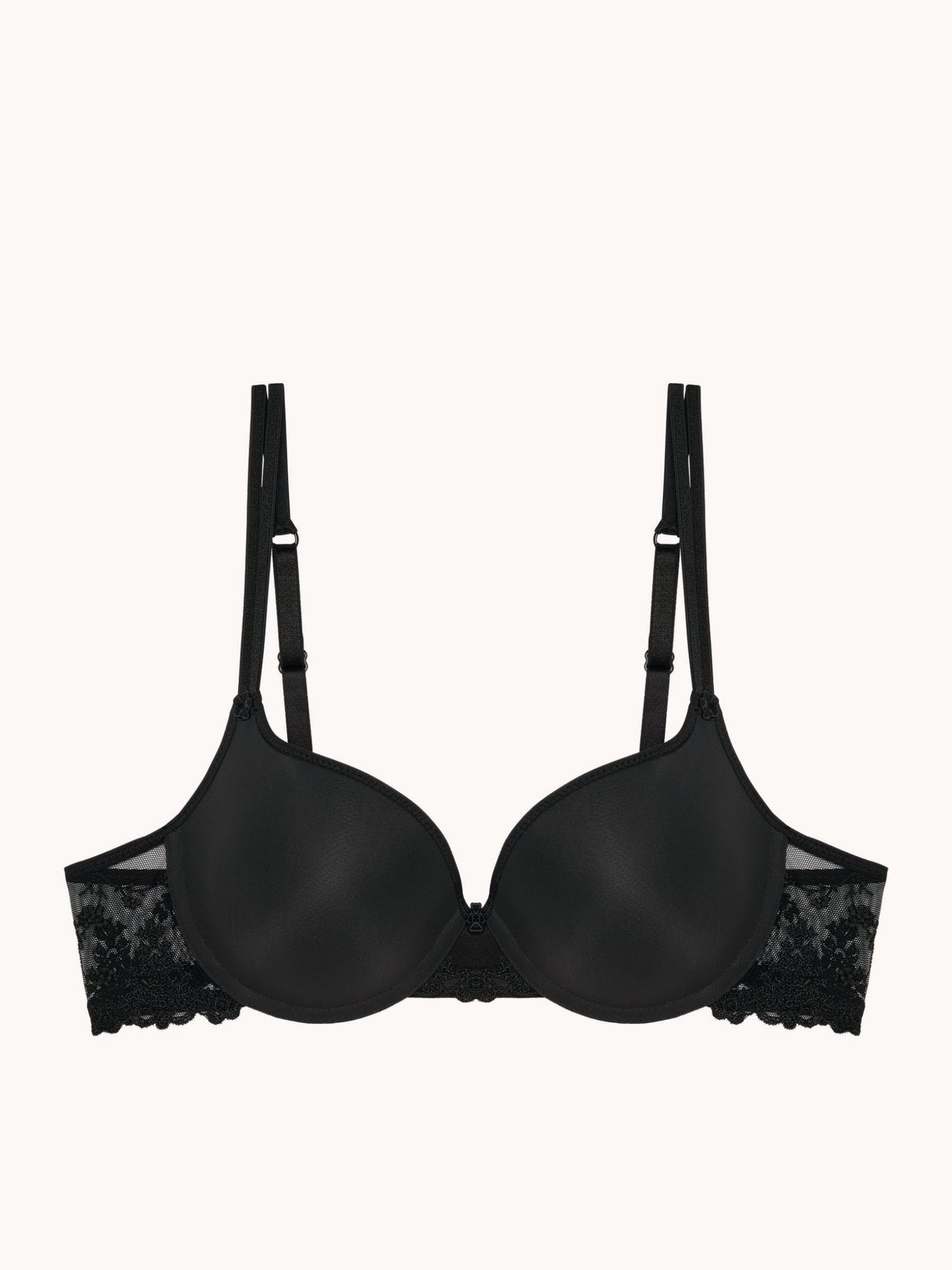 Passionata White Nights T-shirt Bra - Black