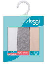Load image into Gallery viewer, Sloggi 24/7 Weekend Tai Brief 3 Pack - Light Combination
