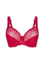 Load image into Gallery viewer, LingaDore Daily Collection Full Coverage Lace Bra - Red
