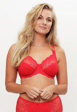 Load image into Gallery viewer, LingaDore Daily Collection Full Coverage Lace Bra - Red
