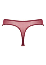 Load image into Gallery viewer, Gossard Superboost Lace Thong -  Cranberry/Raspberry Sorbet

