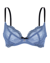 Load image into Gallery viewer, Gossard Superboost Lace Non-Padded Plunge Bra - Moonlight Blue

