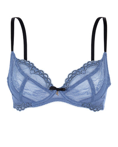 Pack of 2 - Padded Non Wired All Lace High Apex Plunge Bra