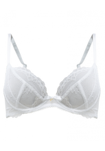 Load image into Gallery viewer, Gossard Superboost Lace Non-Padded Plunge Bra - White
