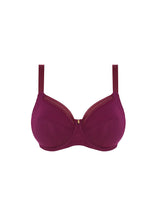 Load image into Gallery viewer, Fantasie Fusion Full Cup Side Support Bra - Black Cherry
