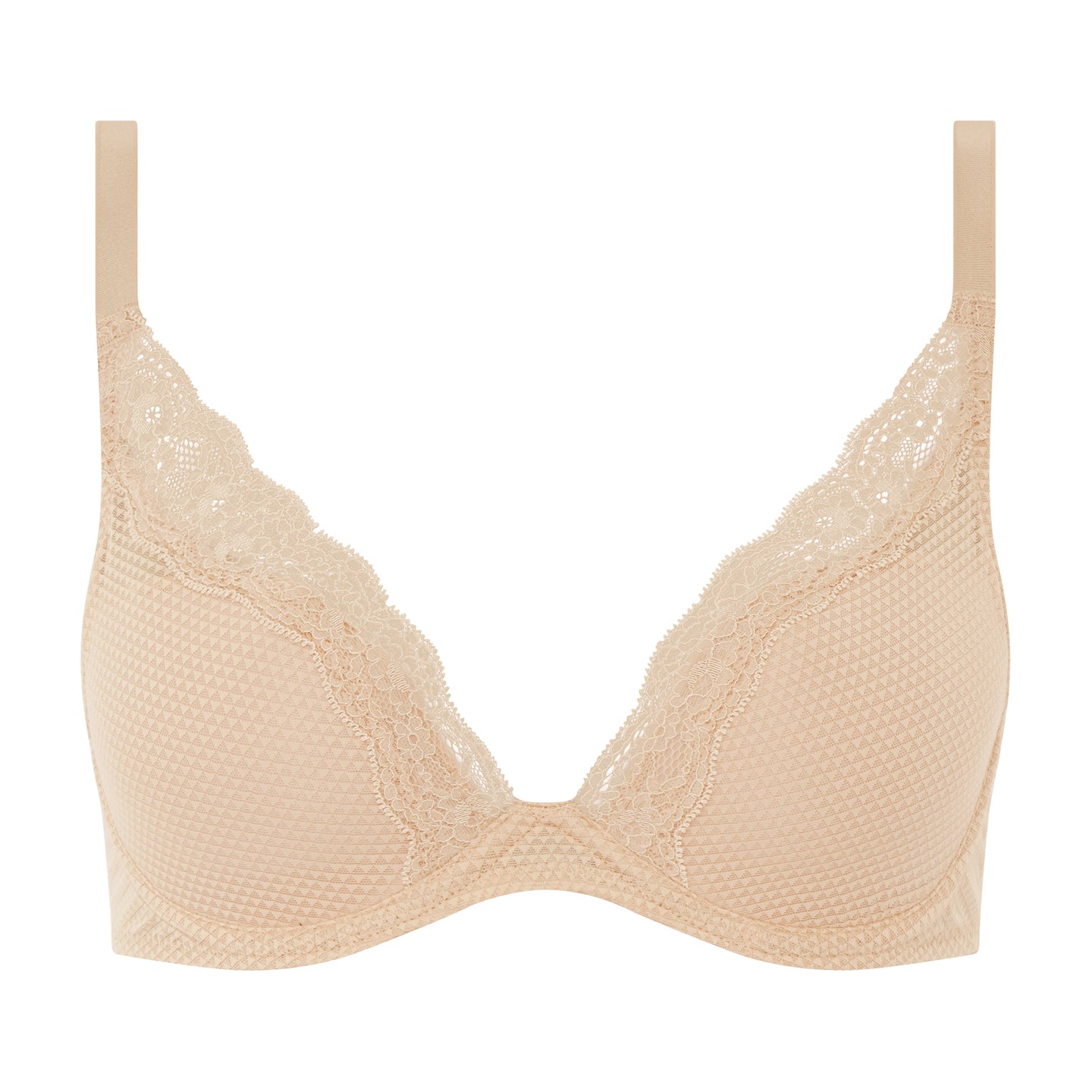 Passionata Brooklyn Plunge T-Shirt Bra - Cappuccino