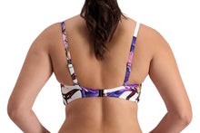 Load image into Gallery viewer, Quayside Portofino Powermesh Bandeau Bikini Set - Floral Print
