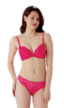 Load image into Gallery viewer, Gossard Superboost Lace Non-Padded Plunge Bra - Vivacious Pink
